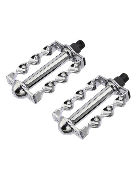 Twisted Flat Pedals 9/16 Chrome.